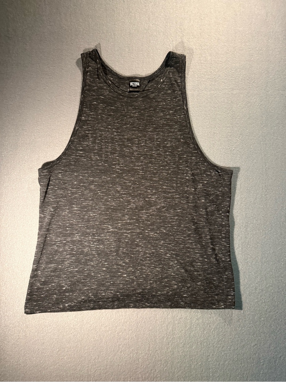 Victoria's Secret Sport Black Heather Muscle Tank